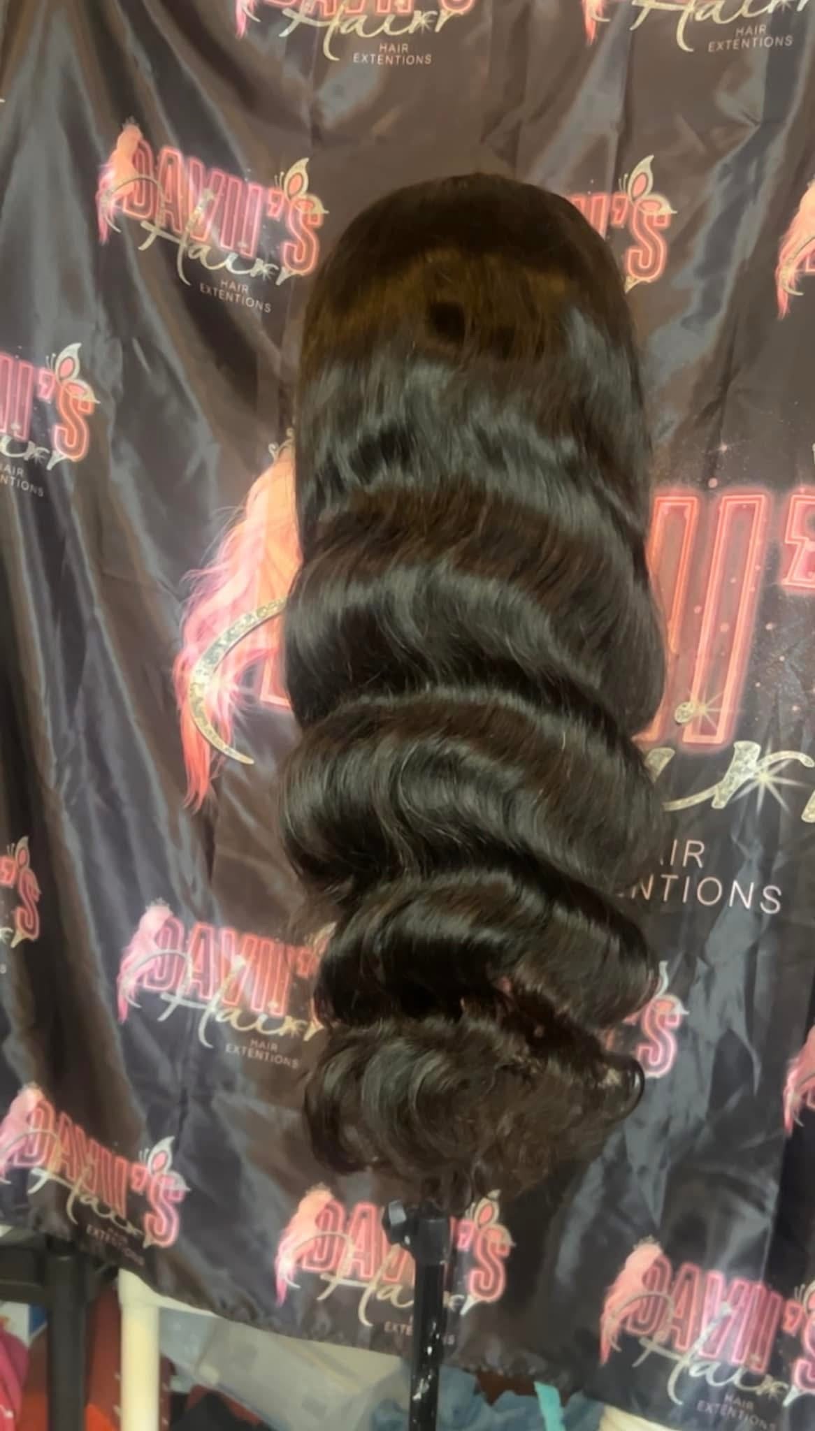 13x4 1B HD Full Frontal 210% density Straight/Body Wave